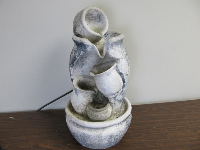lot 111 image: 21 Electric Water Resin Fountain