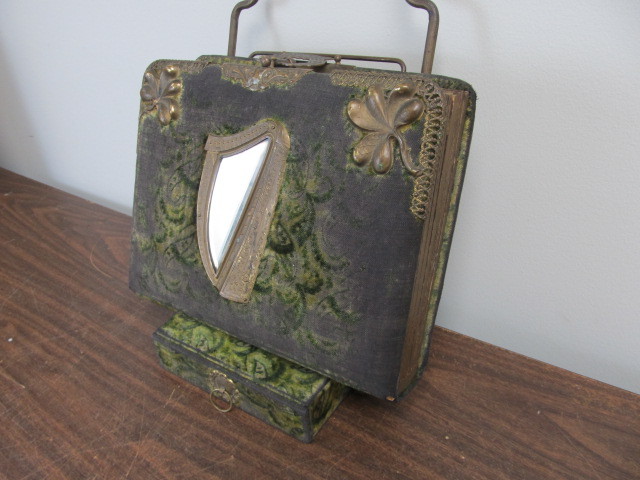 lot 151 image: Antique Victorian Photo Album wDisplay Stand