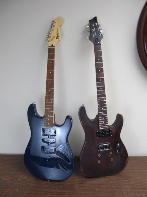 lot 60 image: Pair of Electric Guitar Bodies
