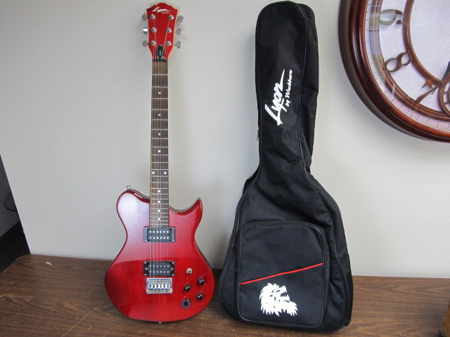 lot 62 image: Nice LYON by Washburn Electric Guitar wCase