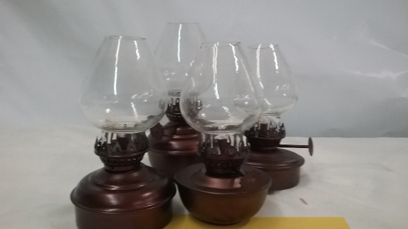 Decor Oil Lanterns, 4 units