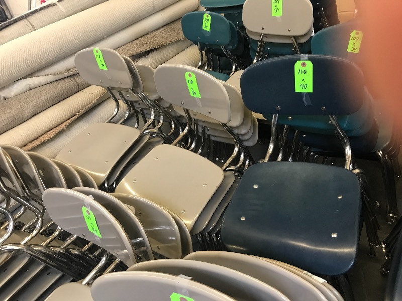 40 COMPOSITE PLASTIC CHAIRS