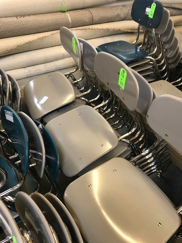 27 COMPOSITE PLASTIC CHAIRS