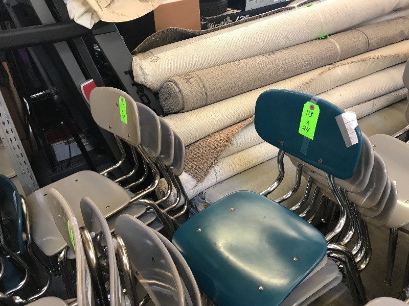24 COMPOSITE PLASTIC CHAIRS