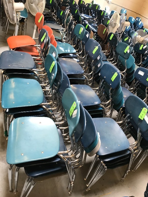 44 COMPOSITE PLASTIC CHAIRS