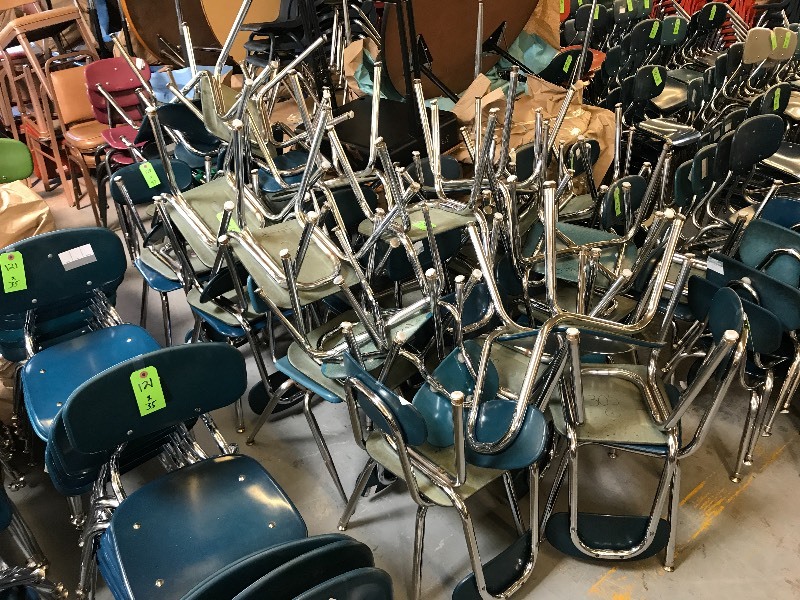47 COMPOSITE PLASTIC CHAIRS