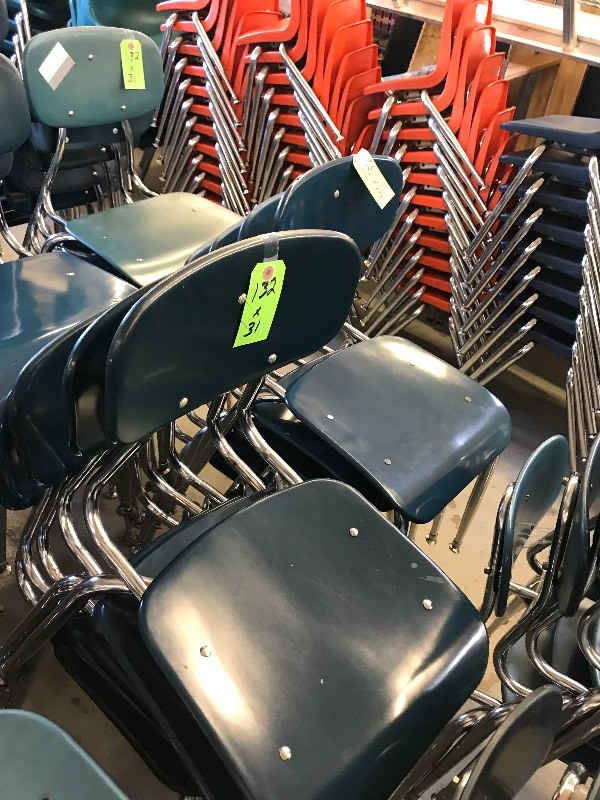 31 COMPOSITE PLASTIC CHAIRS