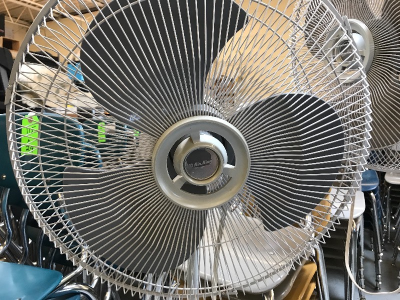 2 PEDESTAL FANS