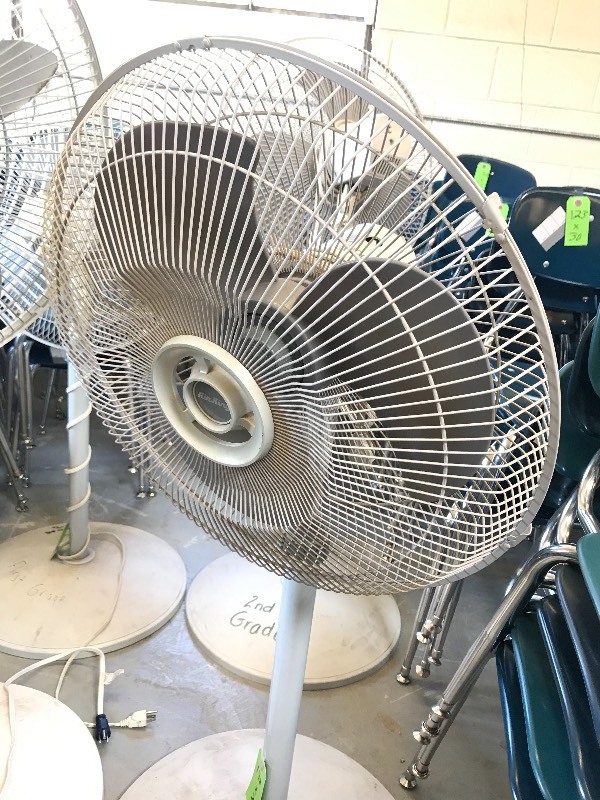 2 PEDESTAL FANS