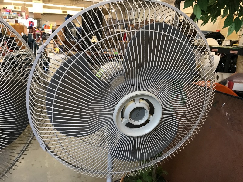 2 PEDESTAL FANS