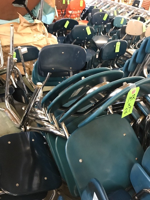 27 COMPOSITE PLASTIC CHAIRS