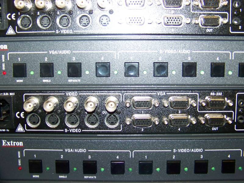 lot 81 image: (19) Extron Electronics, Media Presentation Switchers