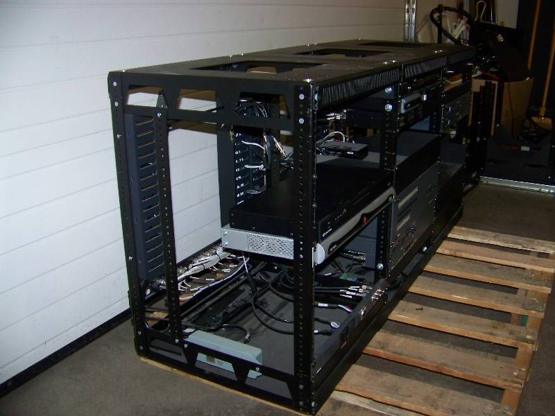 lot 82 image: (3) Middle Atlantic, Audio  Video (AV), Equipment  Component Racks with various Components included