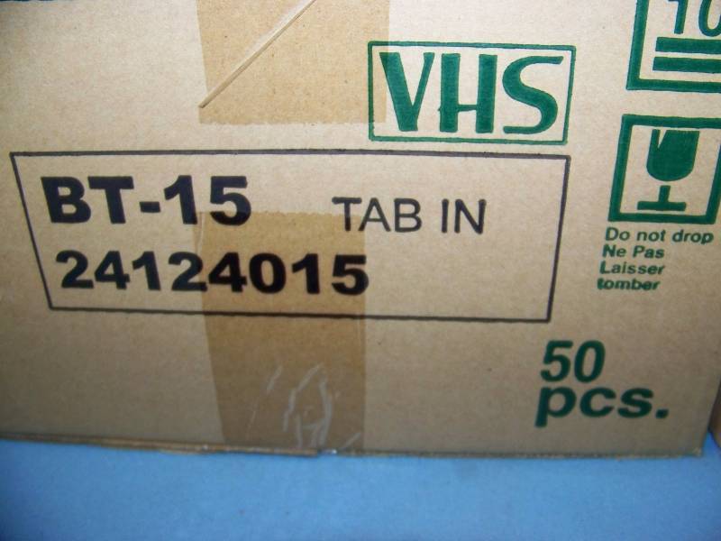 lot 94 image: (Various) VHS Tapes and Tape Holders  Sleeves - many NEW in Original Boxes