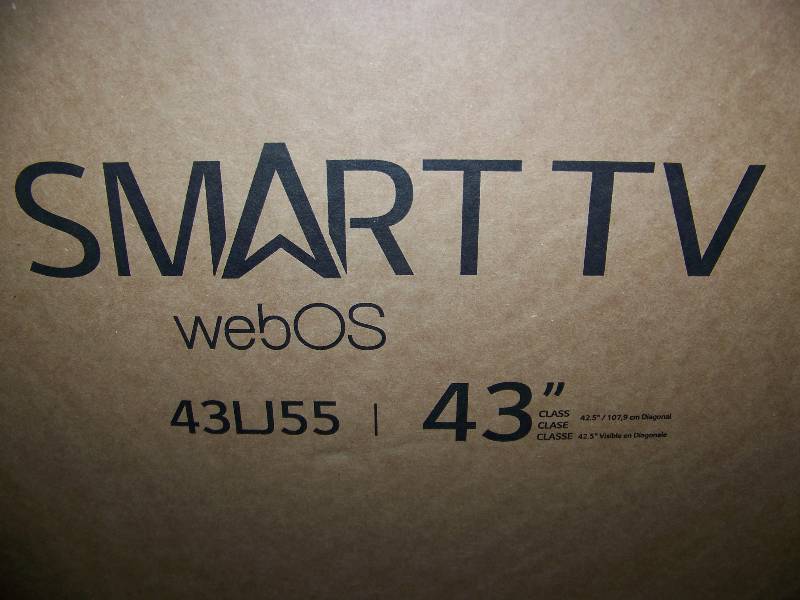 lot 1 image: 43, LG,  1080p (Full HD), SMART, LED, TV  Television - BRAND NEW