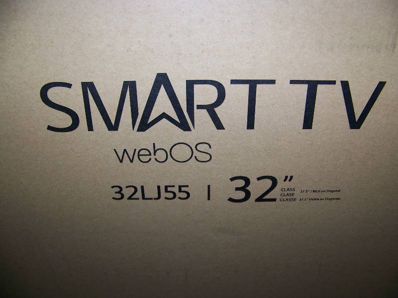lot 2 image: 32, LG, HD, SMART, LED, TV  Television - BRAND NEW