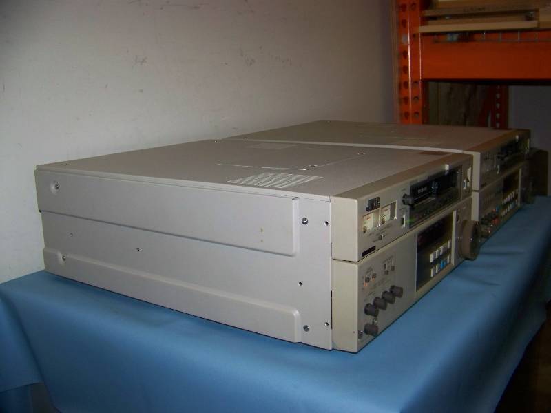 lot 89 image: (1) JVC, Professional, Video Cassette Player and (1) JVC, Professional Video Cassette Recorder