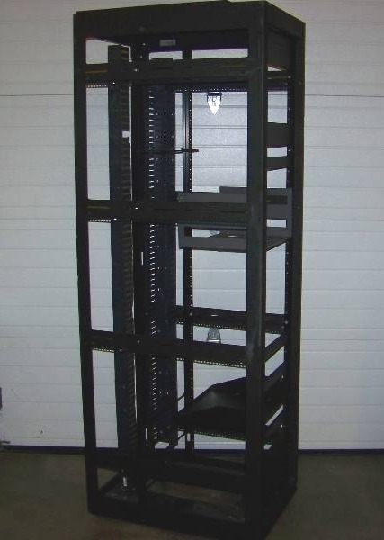 lot 98 image: Middle Atlantic, 44RU, Professional, AV (Audio Video) Equipment Rack on Castors