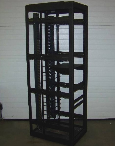 lot 99 image: Middle Atlantic, 44RU, Professional, AV (Audio Video) Equipment Rack on Castors