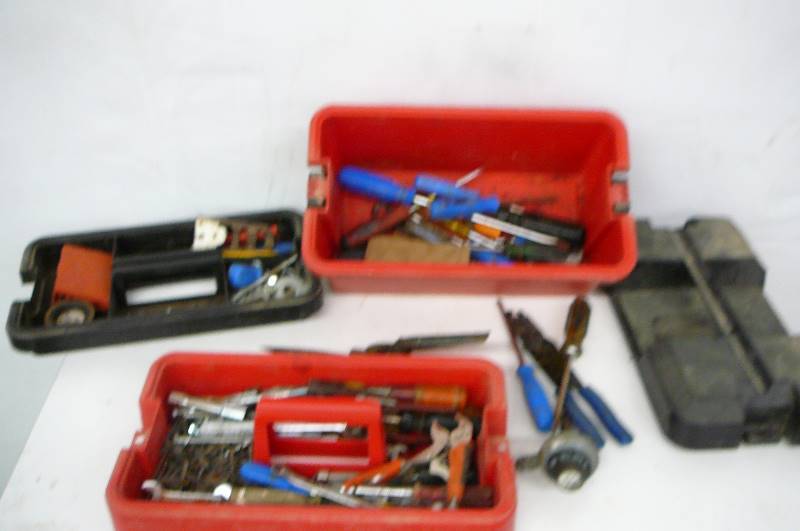 Tool Box & Lot of Hand Tools
