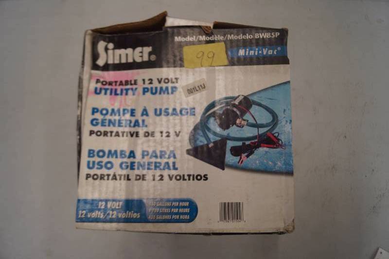 lot 99 image: Utility Pump