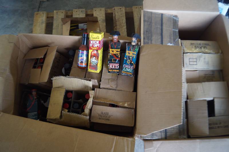 lot 132 image: Cases of Hot Sauce