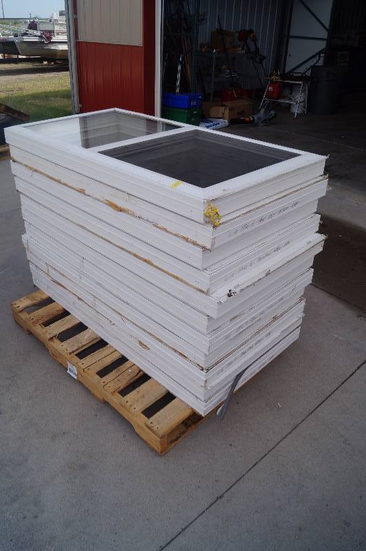 lot 143 image: Vinyl Windows