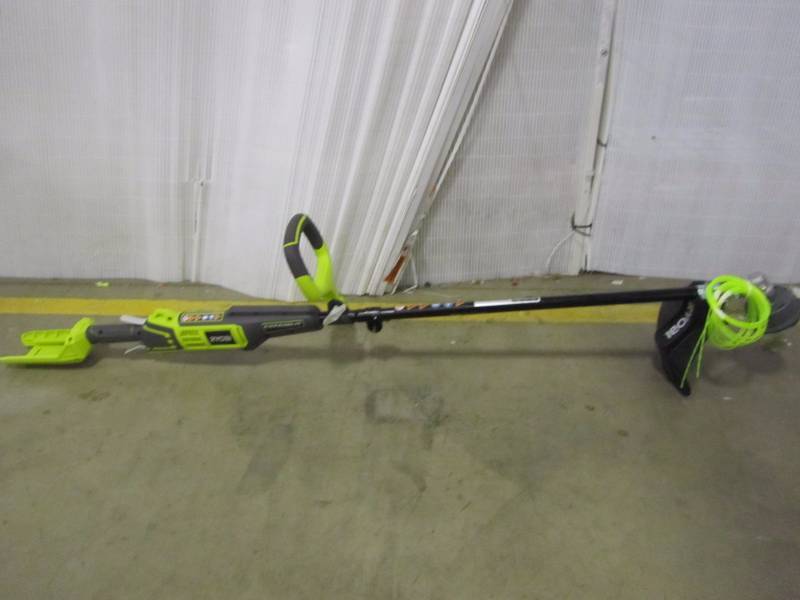 lot 31 image: Ryobi 40-Volt Cordless Attachment Capable String Trimmer