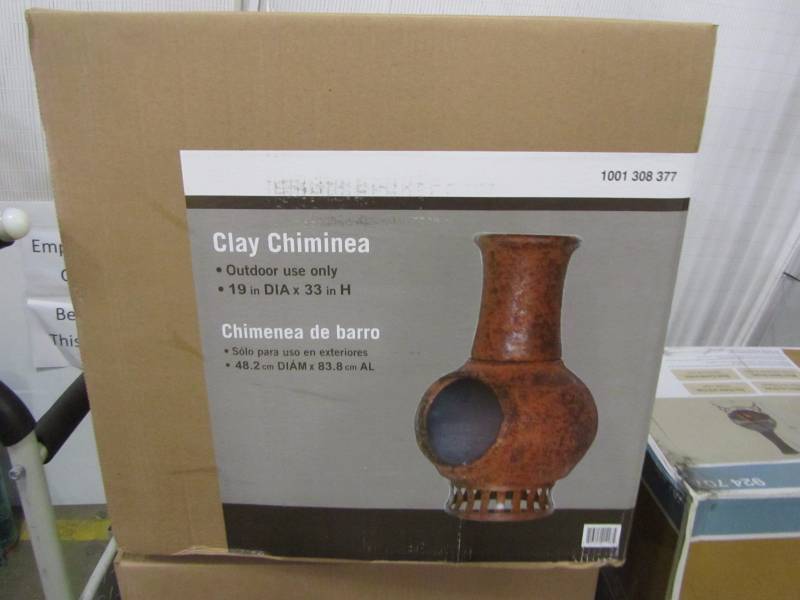 lot 42 image: 19 clay chimnea