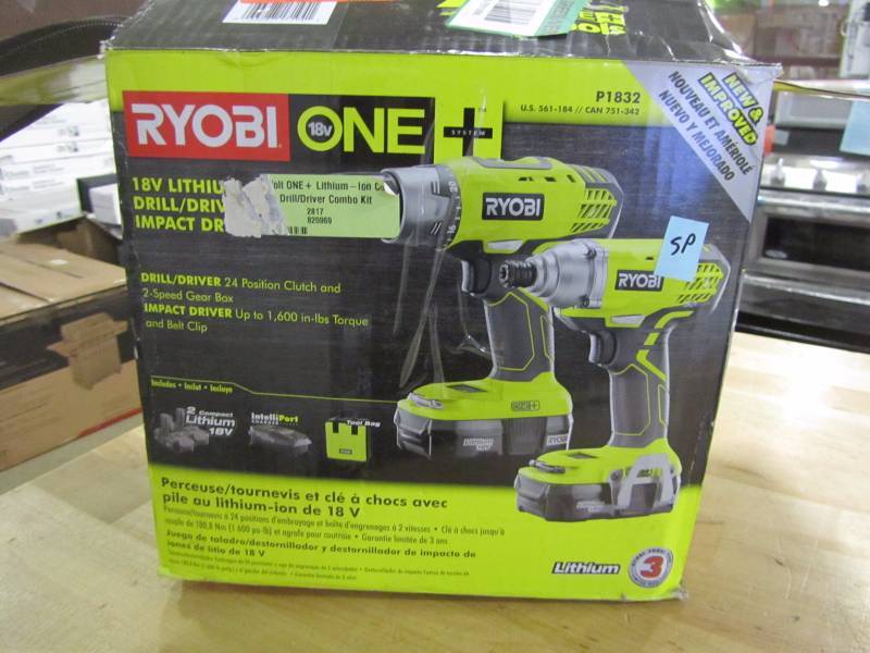 lot 60 image: 18-Volt ONE DrillDriver and Impact Driver Kit