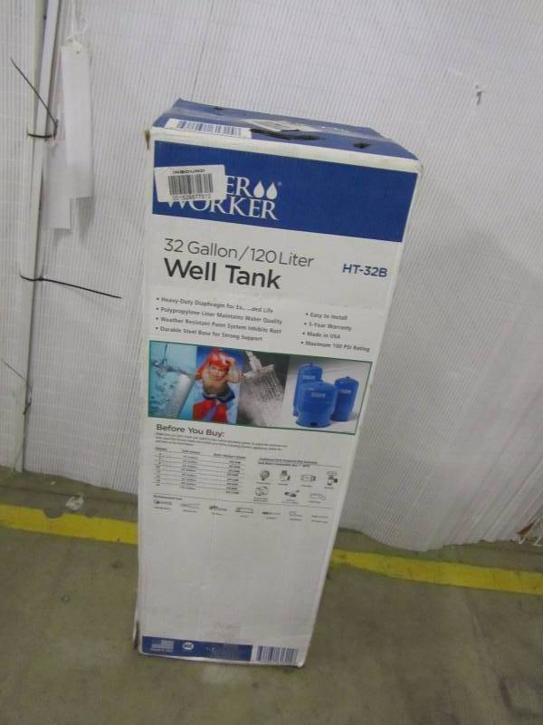 lot 97 image: Water Worker 32 Gal. Pressurized Well Tank