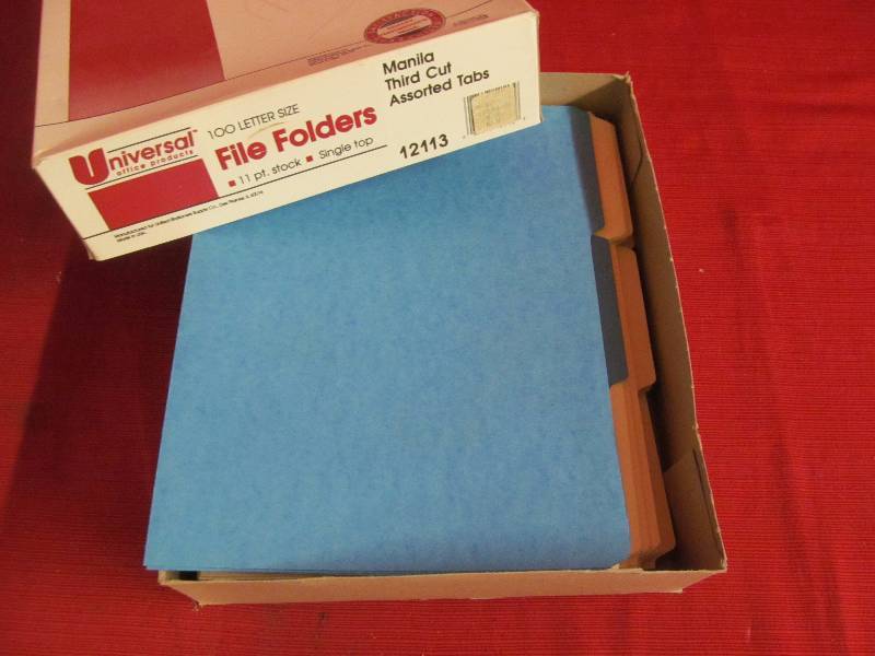 lot 3 image: file folders