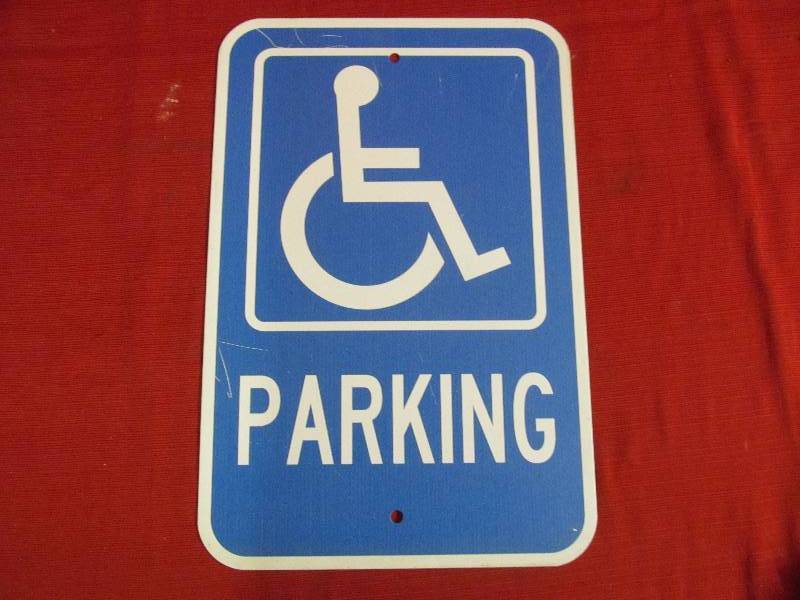 lot 69 image: metal sign