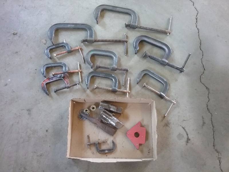 lot 144 image: Lot - Misc C Clamps, 2-6