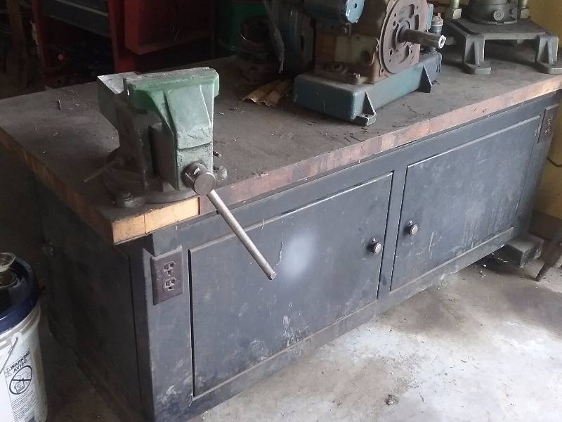 lot 159 image: Vice (Rapid 150) with Work Bench