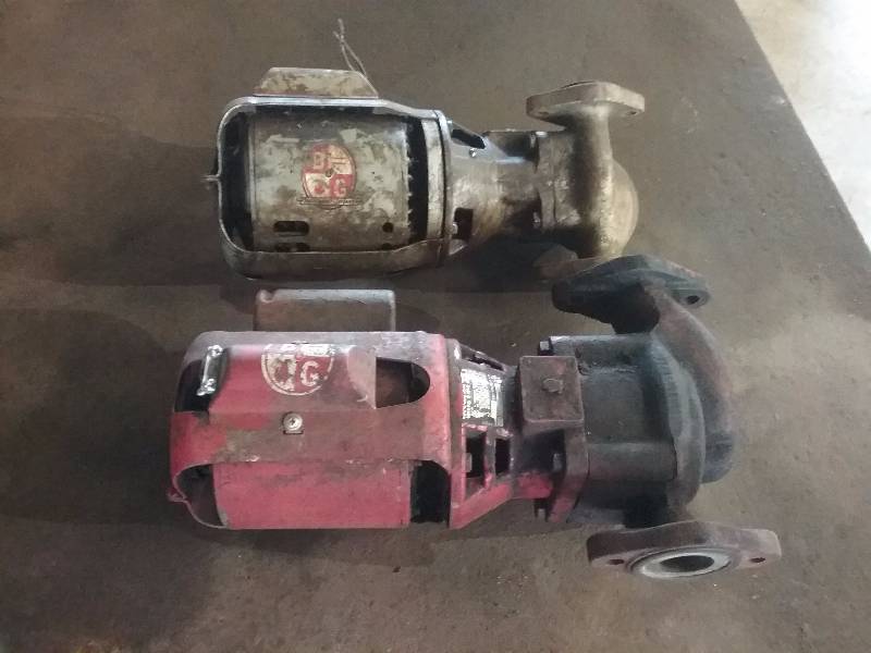 lot 176 image: Bell & Gossett Boiler Pumps