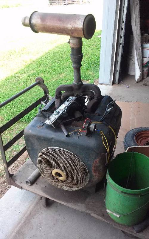 lot 5 image: Wisconsin 4 Cylinder Motor, Type VE4, Crank Model