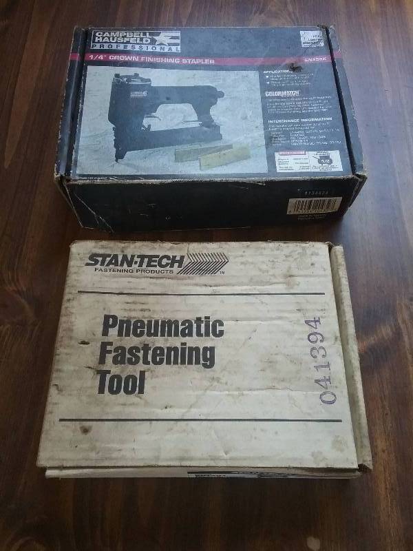 lot 205 image: Lot - Airy Air Stapler & BEA Air Stapler