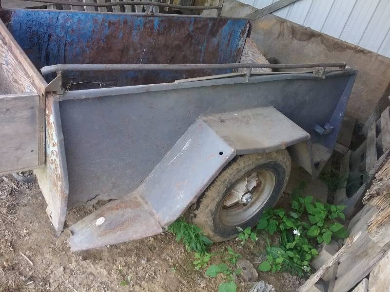 lot 272 image: Homebuilt Trailer, 6ft x 40w.  Good Tires