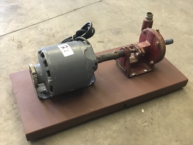 lot 22 image: 120Volt Electric Water Pump ...