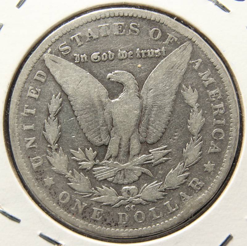 1891-CC MORGAN SILVER DOLLAR