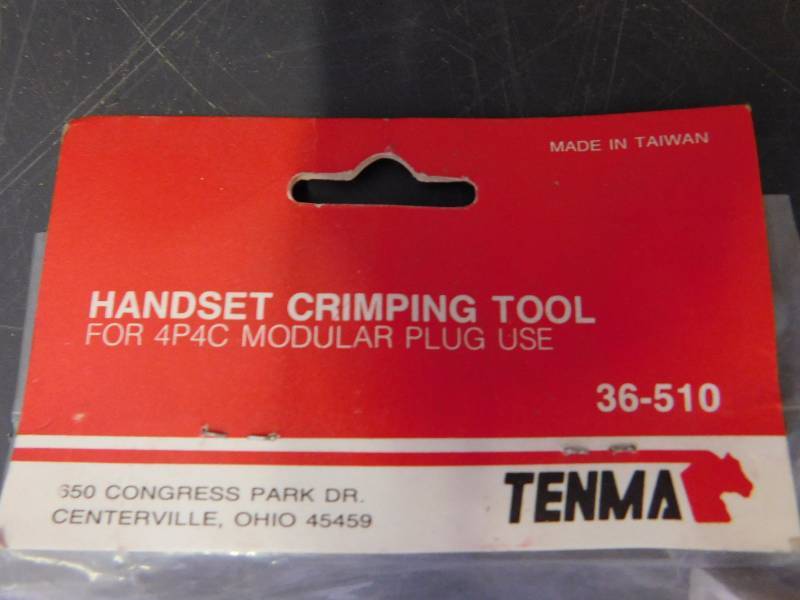 Box of Tenma Handset Crimping Tools