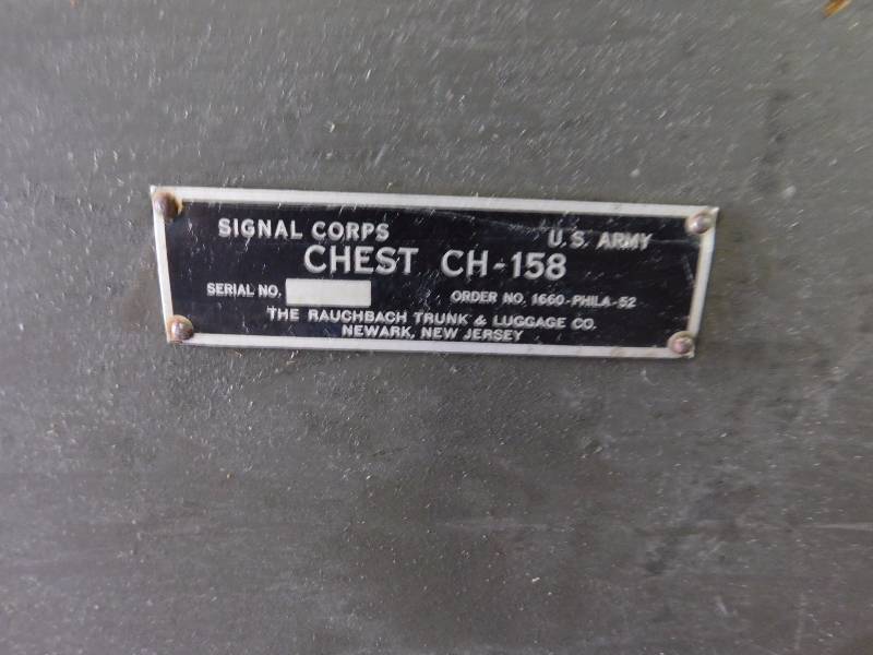 U.S. Army Signal Corps. Chest CH-158 (11 x 12 x 17.5)