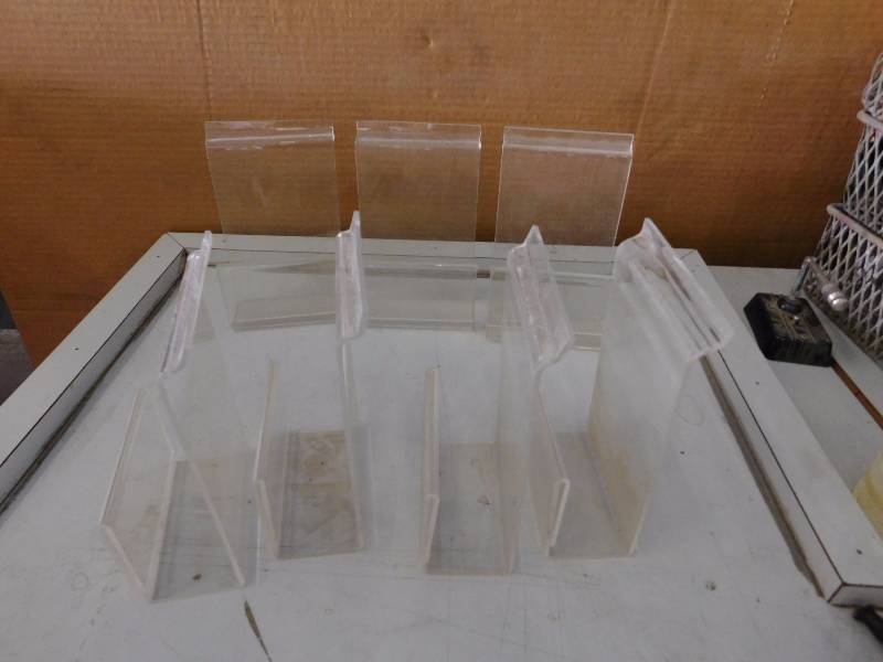 Box of Plastic Display Holders