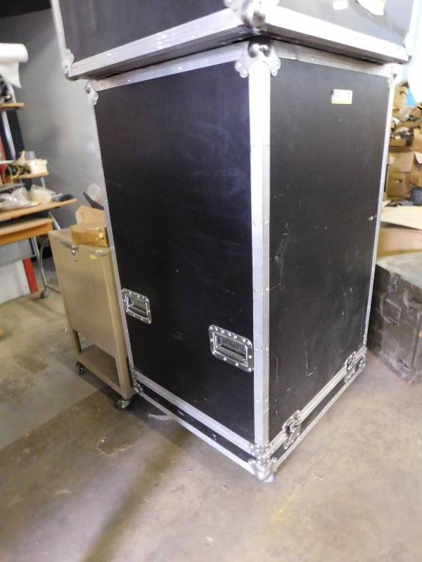 2 Equipment Cases (26.5 x 29.5 x 50), One has a broken corner, but could be used for parts
