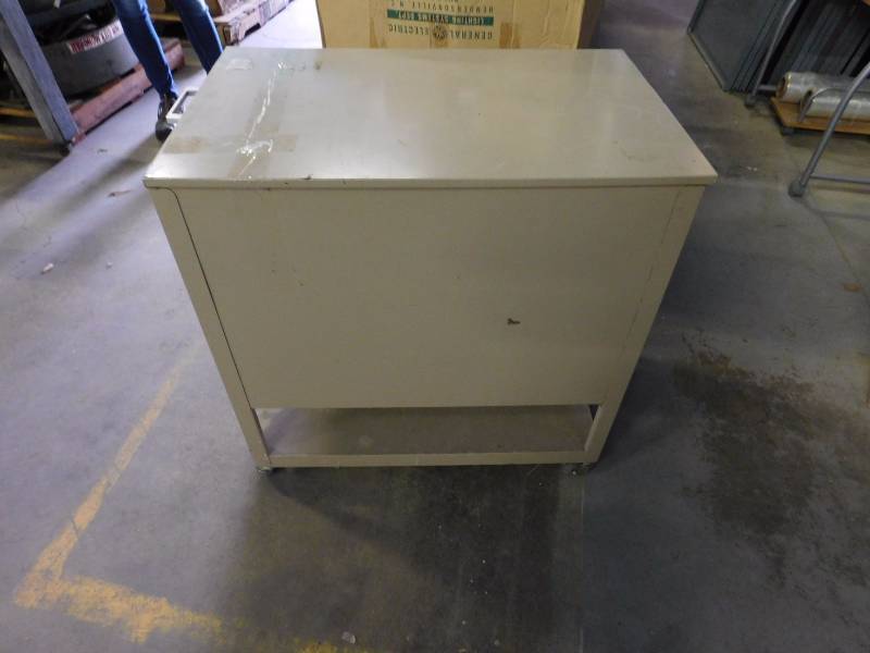 Metal Oxford Rolling Filing Cabinet, Includes Legal Size Hanging Folders (17.5 x 29 x 28)