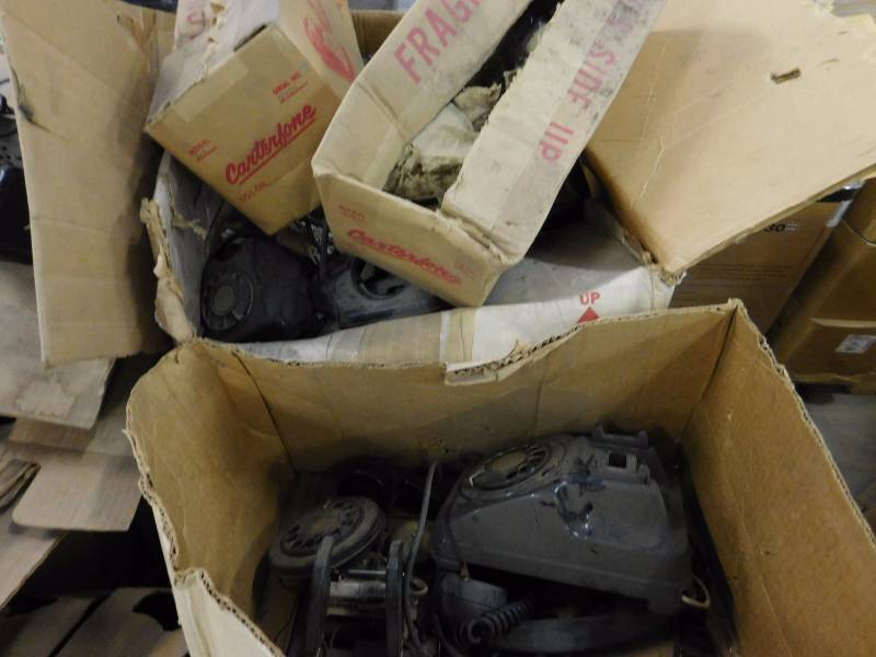 Pallet of Vintage Phones