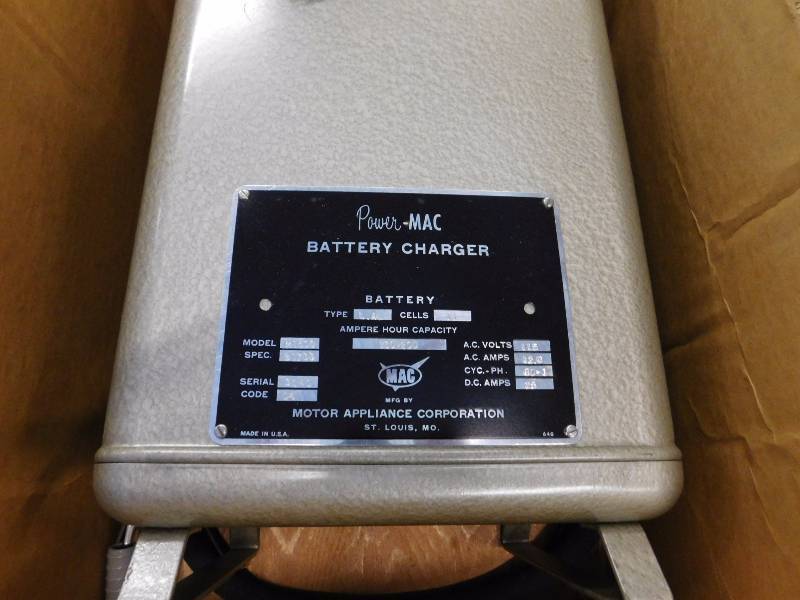 NEW OLD STOCK Power-Mac Battery Charger 36 volts