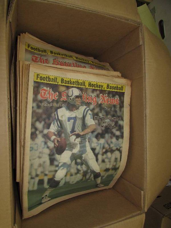 lot 570 image: VINTAGE SPORTS NEWSPAPERS