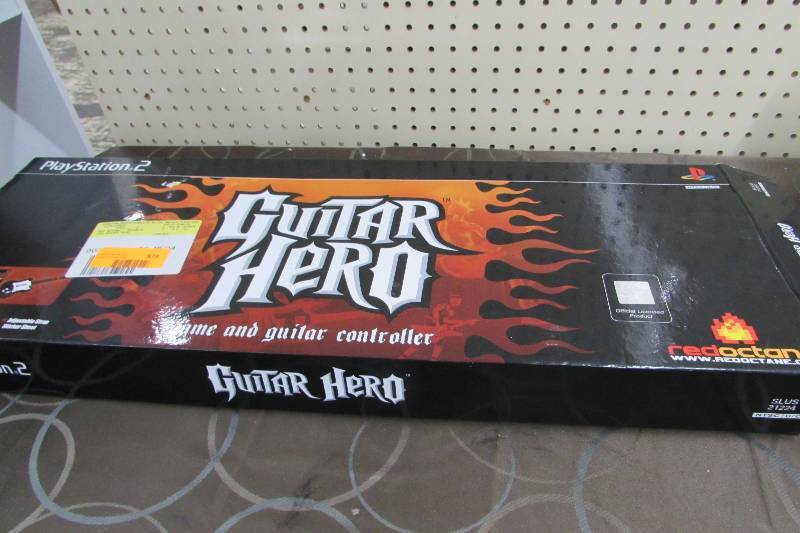 lot 573 image: PS 2 GUITAR HERO GUITAR